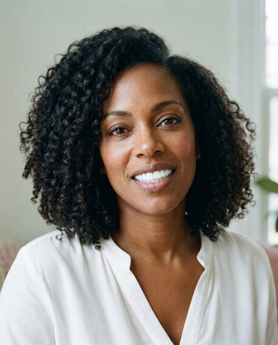 Illustrative smile portrait: Unmistakably radiant.